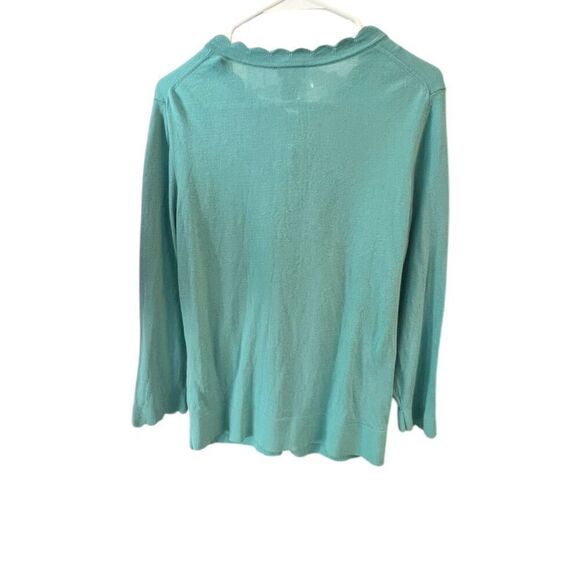 Ann Taylor Factory Scalloped Cardigan Size XL - Picture 2 of 4